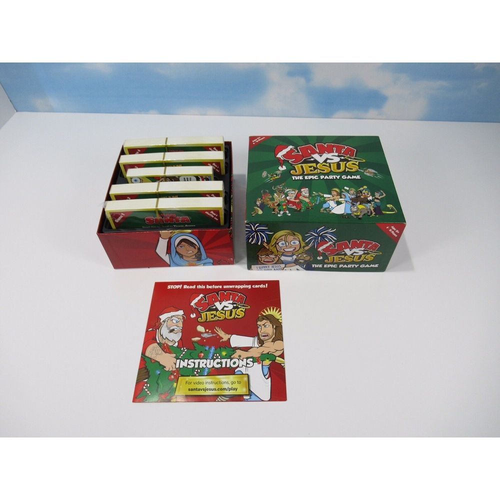 Santa VS Jesus‎ The Epic Party Game New Open Box Great Game Fast Shipping